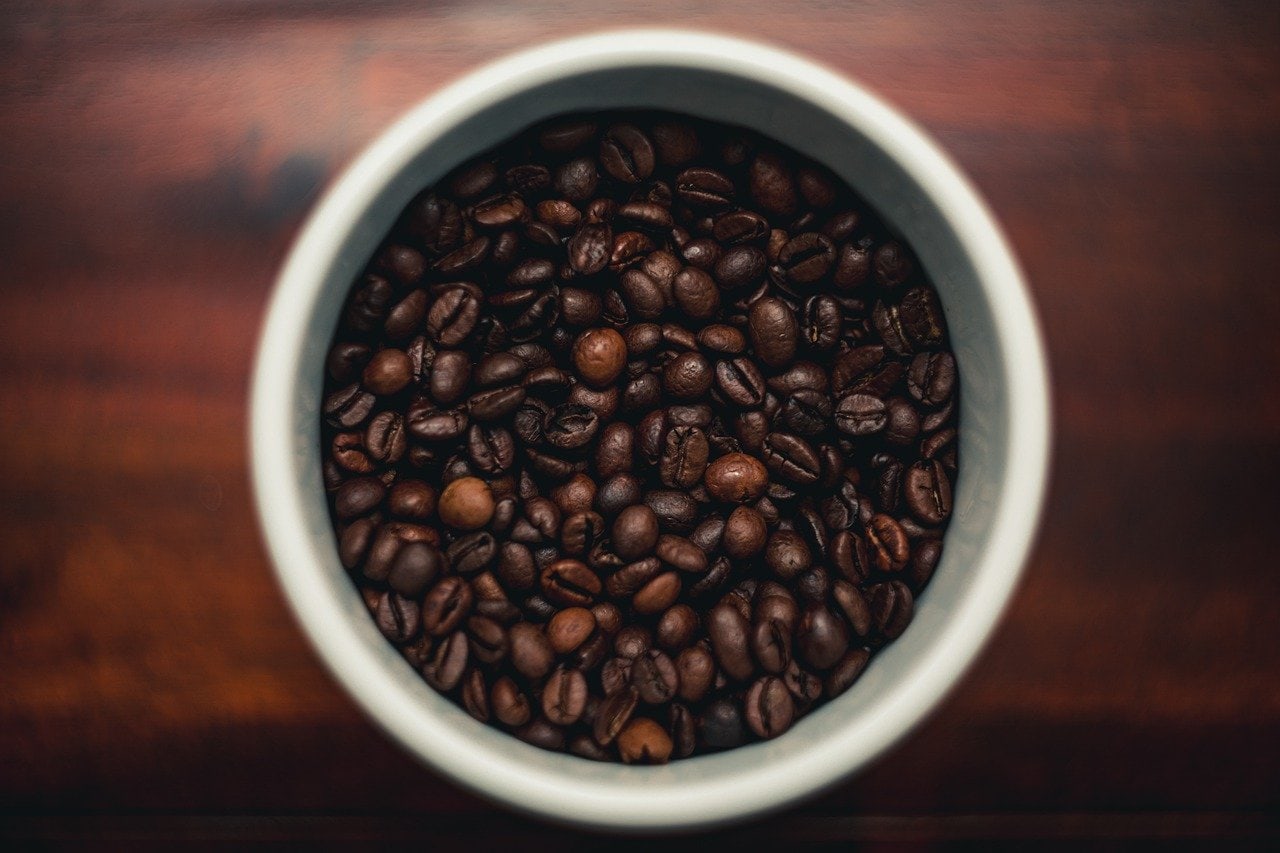 Grinding frozen coffee beans