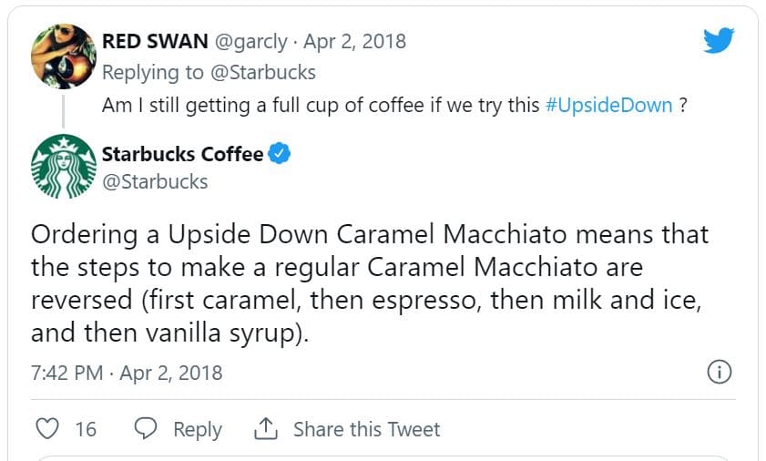 Starbucks Upside-Down Caramel Macchiato