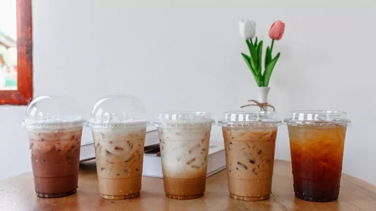 Starbucks Iced Coffee Cup Sizes in ml and oz